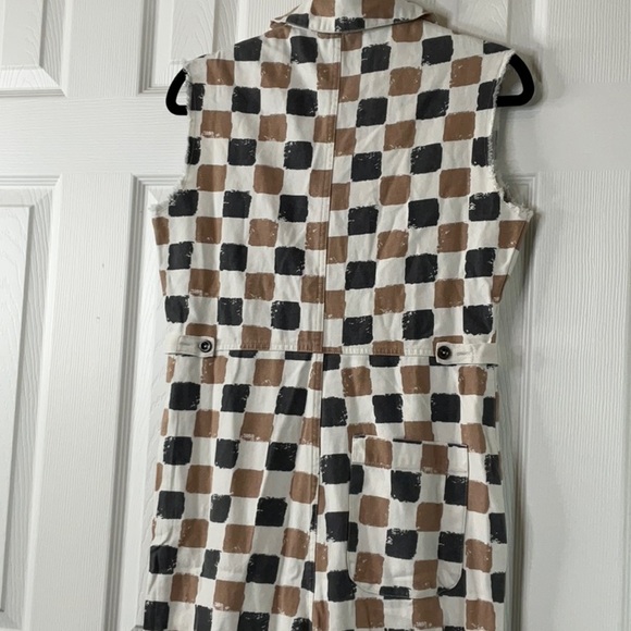 Ascot + Hart Women's Checkered Graphic Jumpsuit Size XXS - Picture 12 of 14